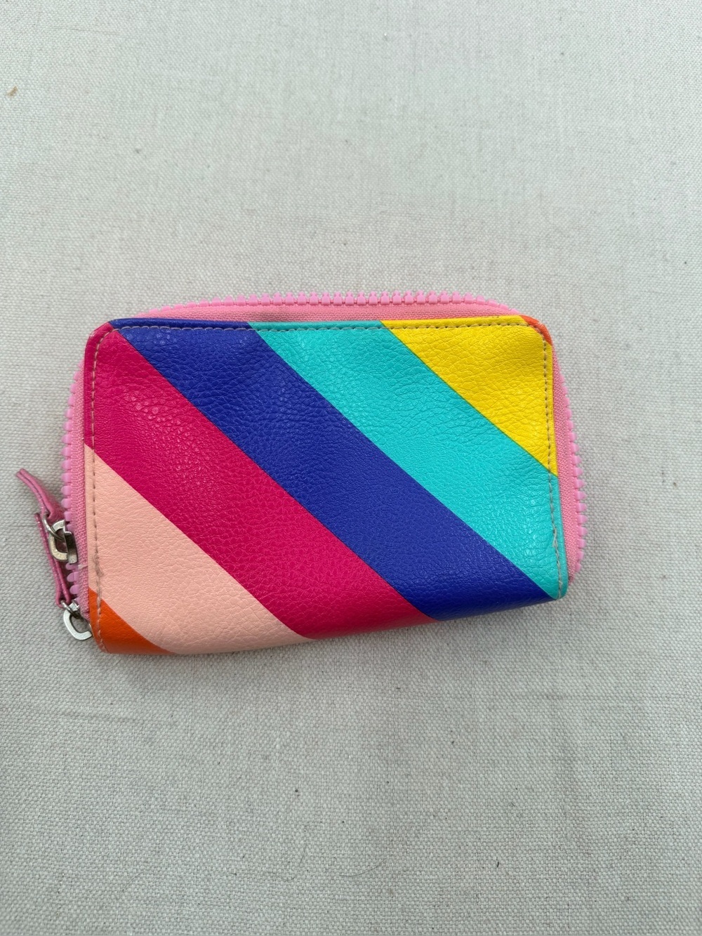 Colorblock Zip Wallet - Multicolor